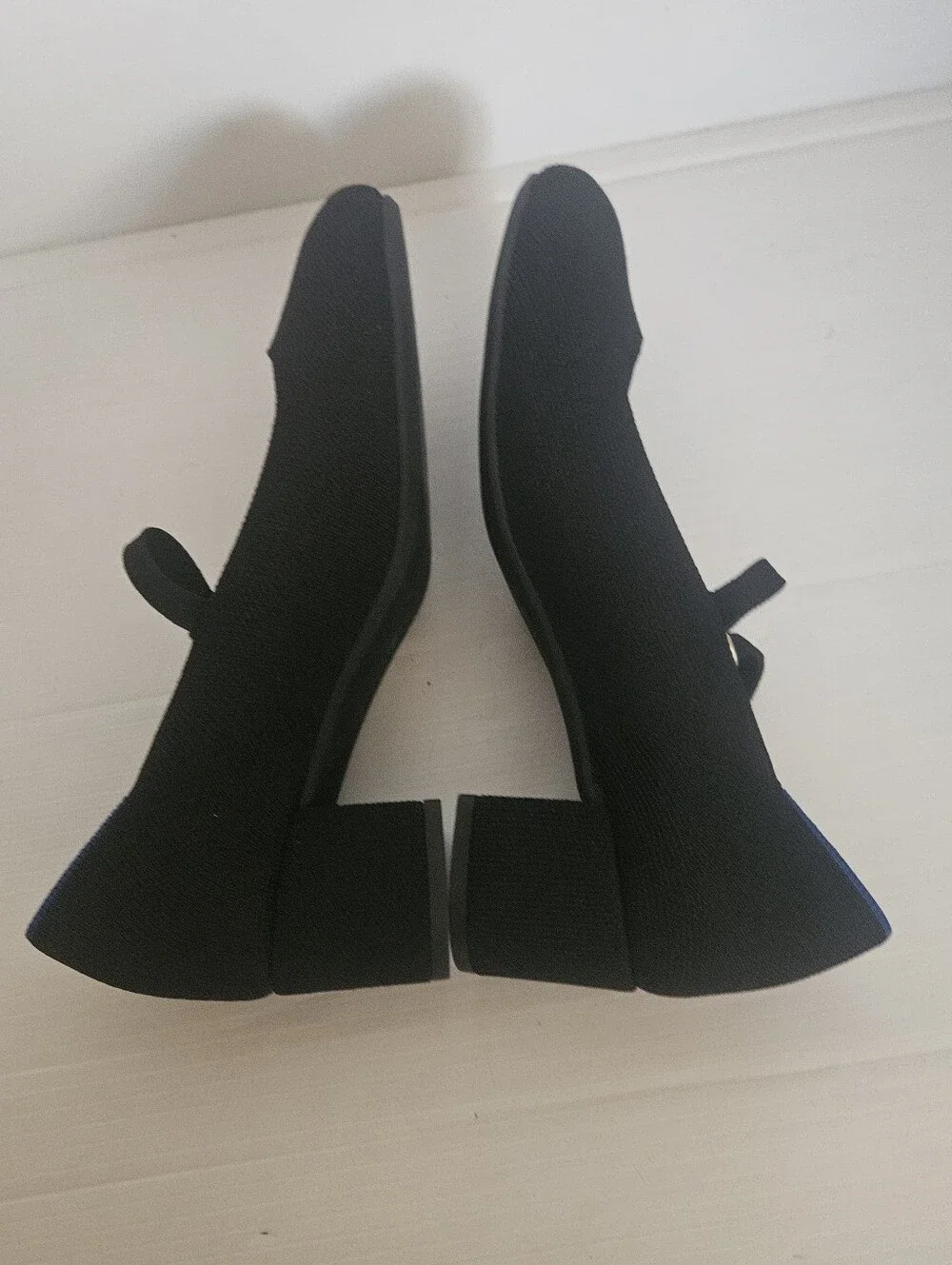 Rothy's The Mary Jane Heel Black Size 8 Women’s Slip On Shoes Never Used